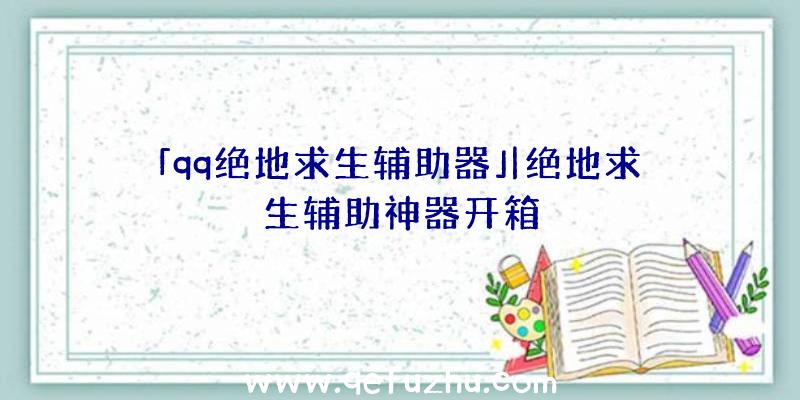 「qq绝地求生辅助器」|绝地求生辅助神器开箱